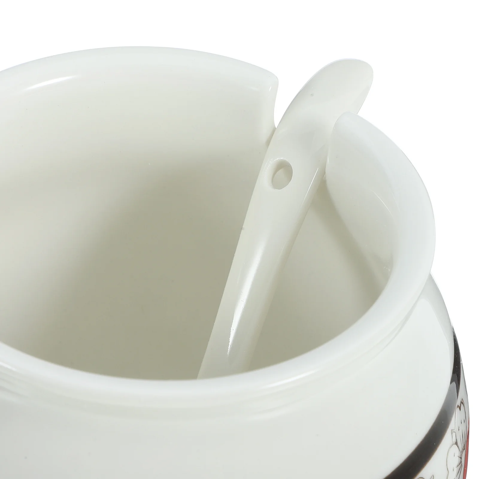 

Ceramic Condiment Jar Exquisite Design Multi-Function Canister for Salt Sugar Coffee Beans Spice Holder Kitchen Storage