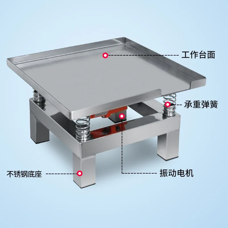 Small Concrete/Cement Mortar Test Block Vibration Table/Platform (Stainless Steel)
