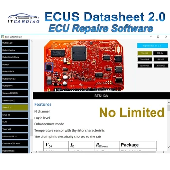 Ecus Datasheet 2.0 Software ECU Repair Software PCB Schematics Electronic Components Car ECUs and Additional Information