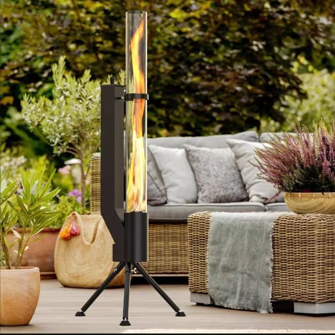 Attractive Light Pellet Torches Outdoor Patio Heater Biomass Wood Pellet Stove for Outdoor Garden