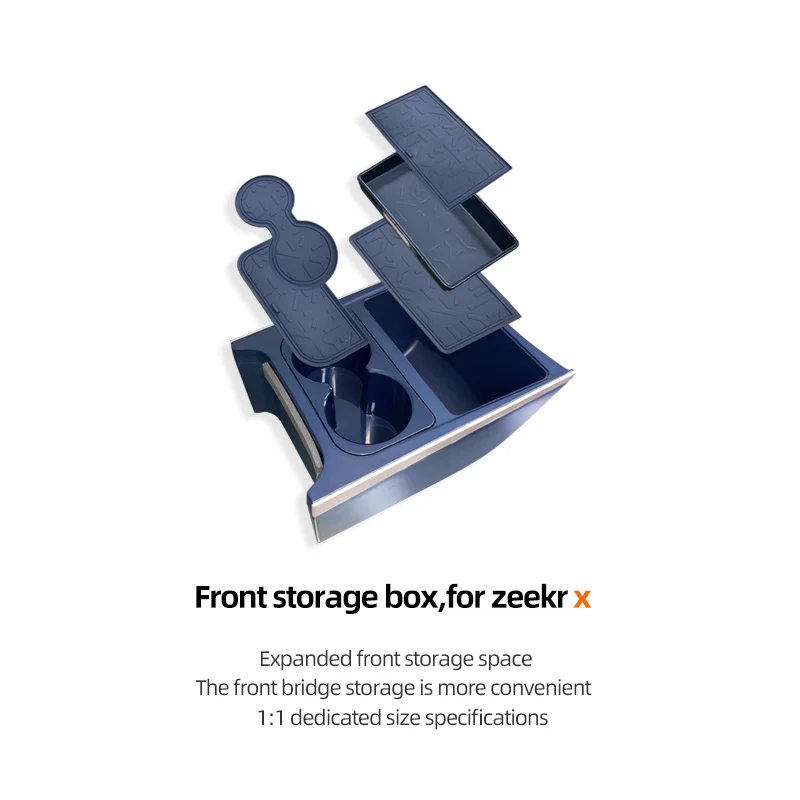 Suitable for ZEEKR X aisle storage box and cup holder storage