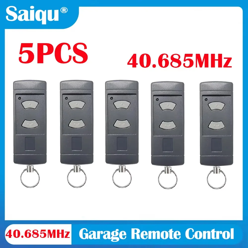 Garage Remote Control 5PCS Handheld Wireless Transmitter 40.685 MHz For Grey Buttons HSE2 HSE4 HSM4 HSM2 HS2 HS4