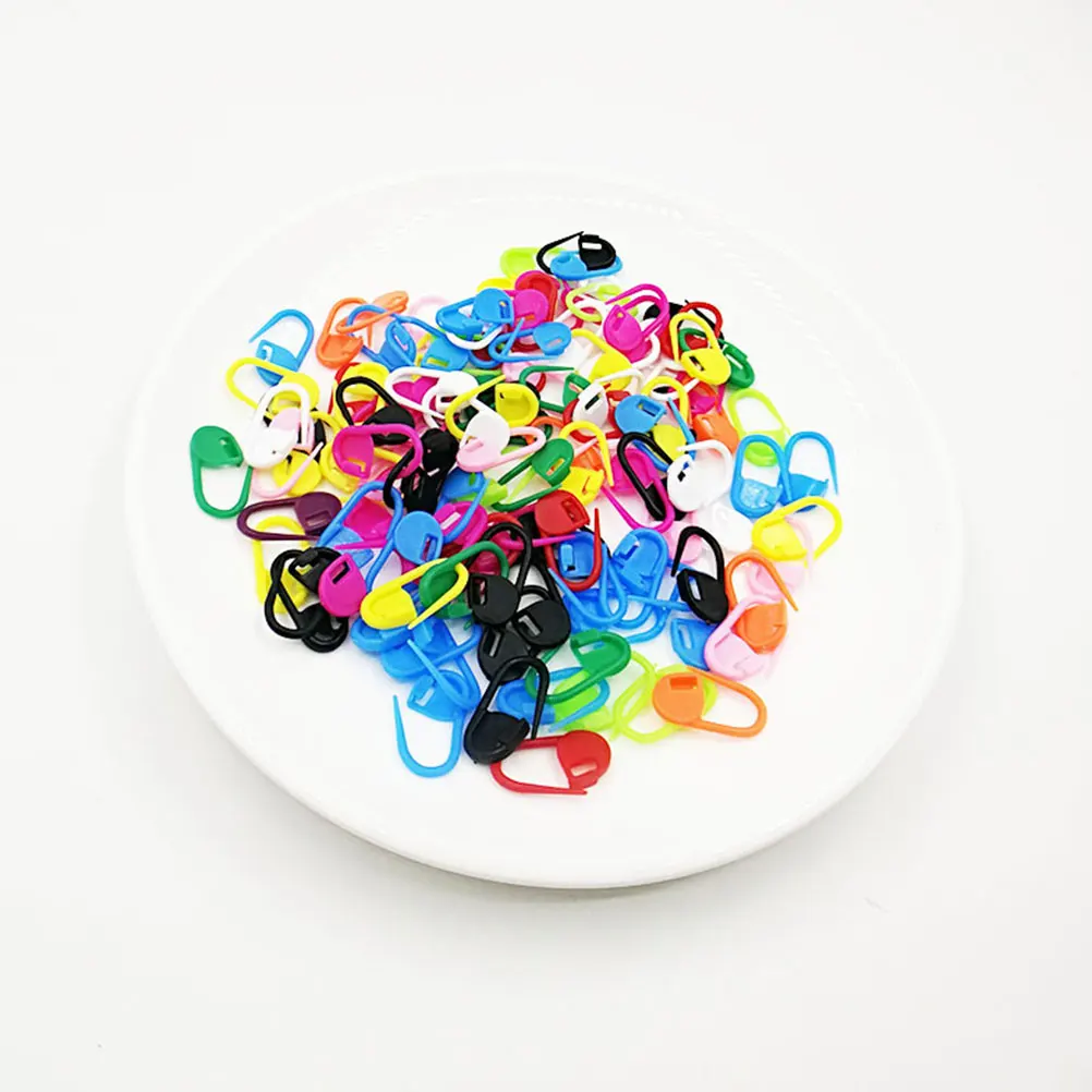 

1000 pcs Knitting Markers Crochet Accessories Plastic Locking Wear resistant Multi function Sewing Tool