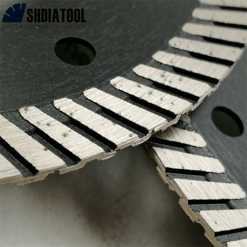 Shdiatool-ナローダイヤモンドターボソーブレード、m14フランジ、カッティングディスク、花崗岩、大理石、カットプレート、石積み、コンクリート、1、2個、105mm、115mm、125mm