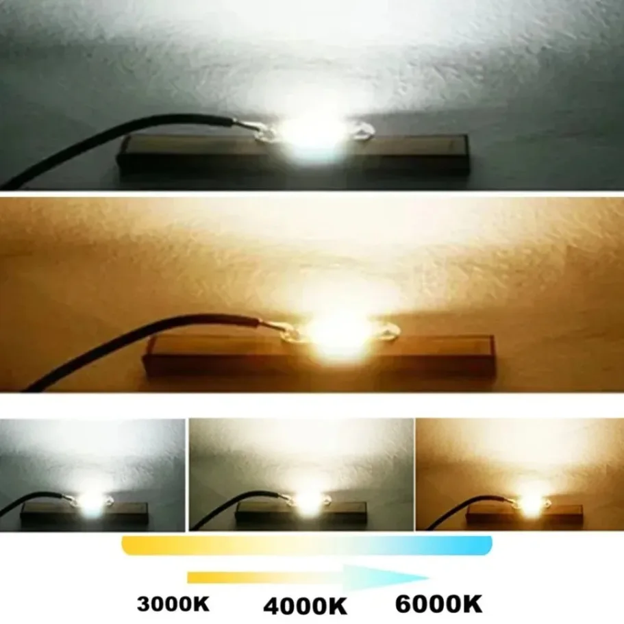 LED COB Chip High Power 7660 Źródło światła DC30V150V Do żarówek dolnych 50W Zimna biel 5000 lm Do żarówek LED DIY Flood