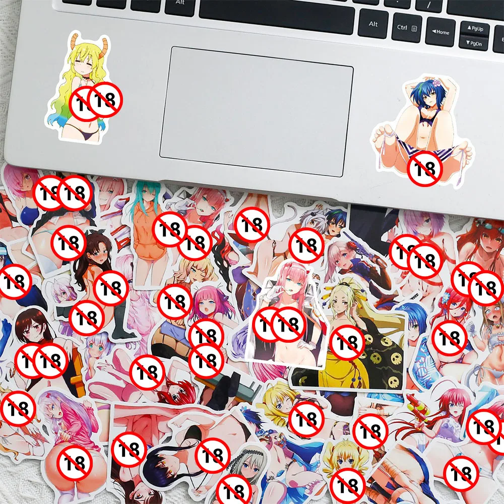 10/30/50PCS Sexy Girls Hentai Adult Stickers Anime Graffiti Decals DIY Phone Laptop Notebook Suitcase Waifu Sticker Classic Toy