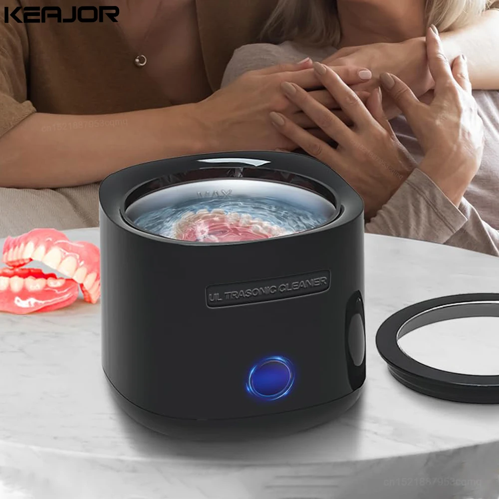 

Ultrasonic Denture Cleaner Ultrasound Cleaner 42KHZ High Frequency Ultrasound Cleaning Bath for Denture Retainer Washing Machine