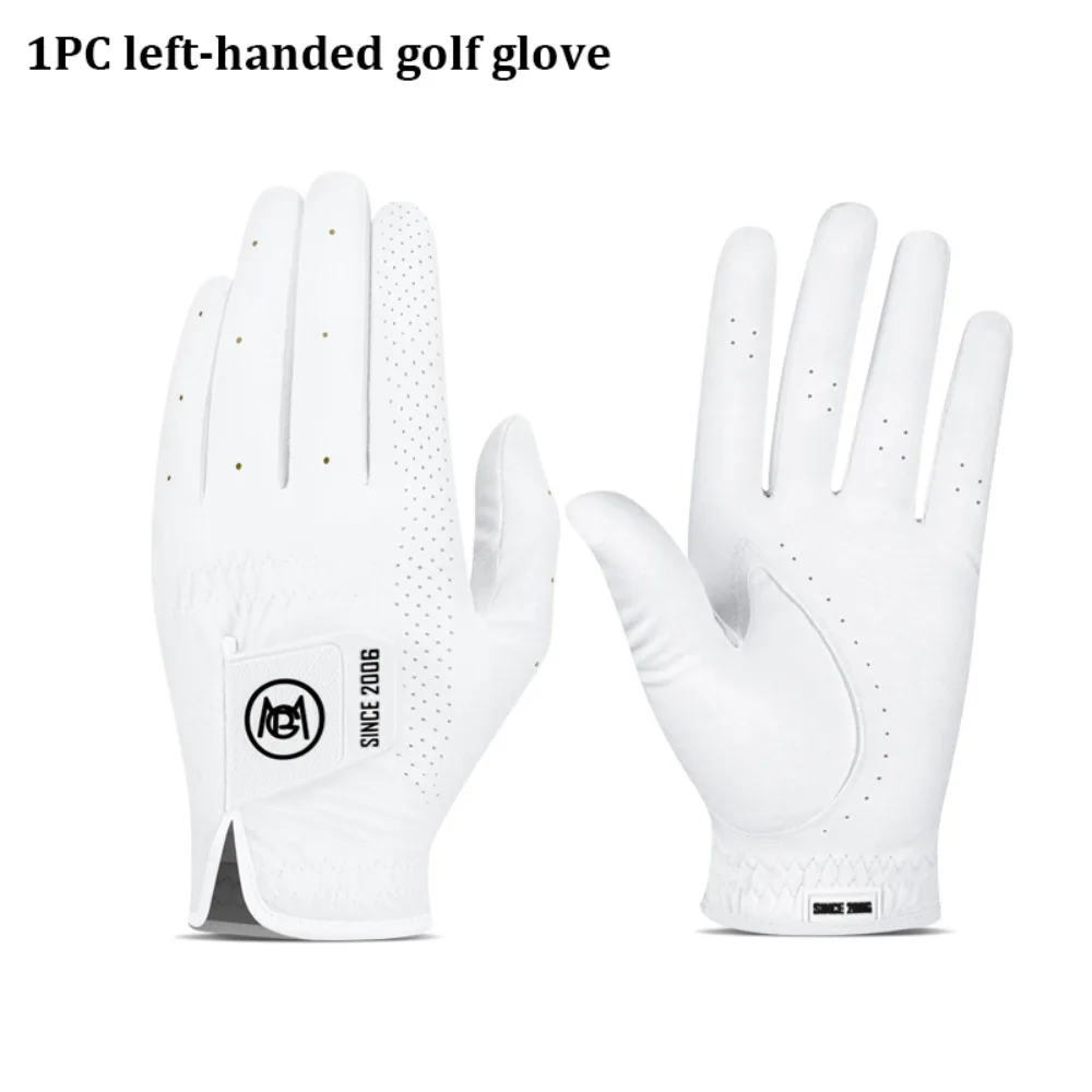 

1pc Stylish Left Hand Men's Golf Gloves Anti-slip Breathable Golf Gloves Enhanced Grip Soft Antiskid Gloves Gift for Golfers