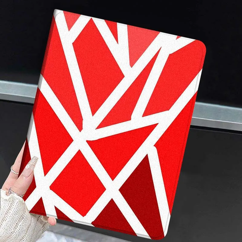 Abstract Art Retro Patroon Case Voor Samsung Galaxy Tab A7 A9 A11 S6 A11 A8 S11 Lite Plus 10.4 10.5 10.1 Inch Tablet