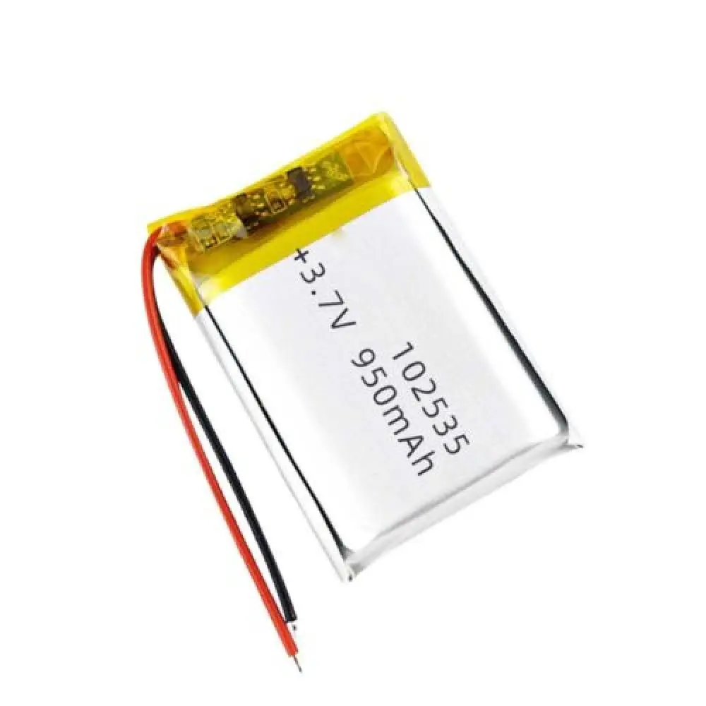 3.7V 950mAh 102535 Li-Polymer Li Battery For POWER BANK GPS CHARGING POWER CAMERA TABLET MOBILE POWER MP3 MP4 SMART WATCH DVD