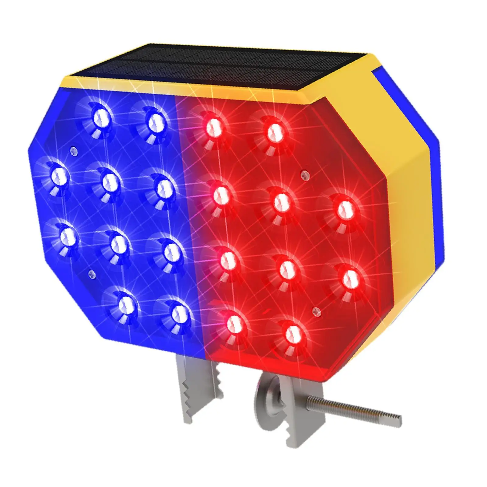 Solar Traffic Light Outdoor for Dangerous Road Sections Community Entrances