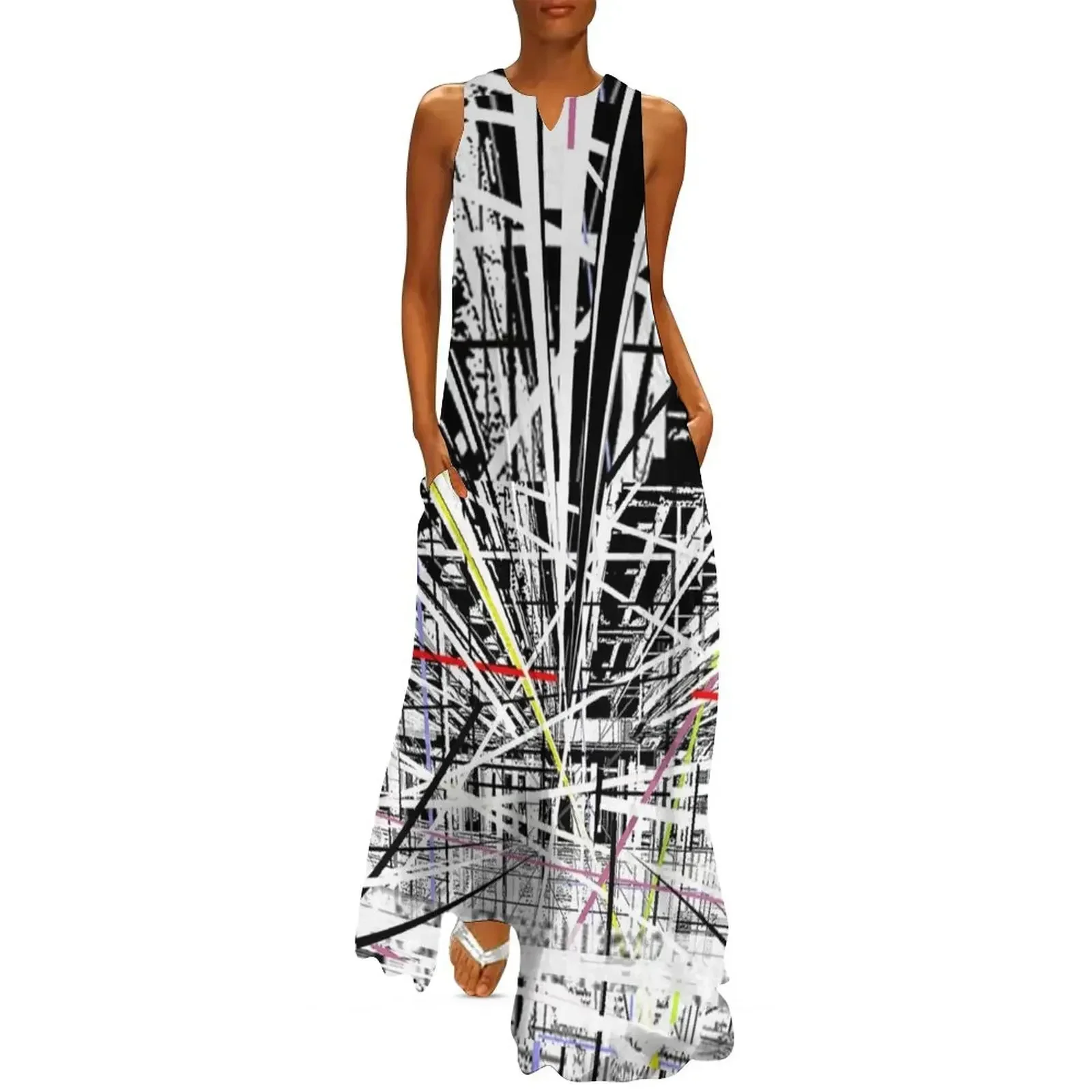 

Chicago L at Belmont Long Dress elegant women's dresses sale loose summer dress womans clothing Long dress