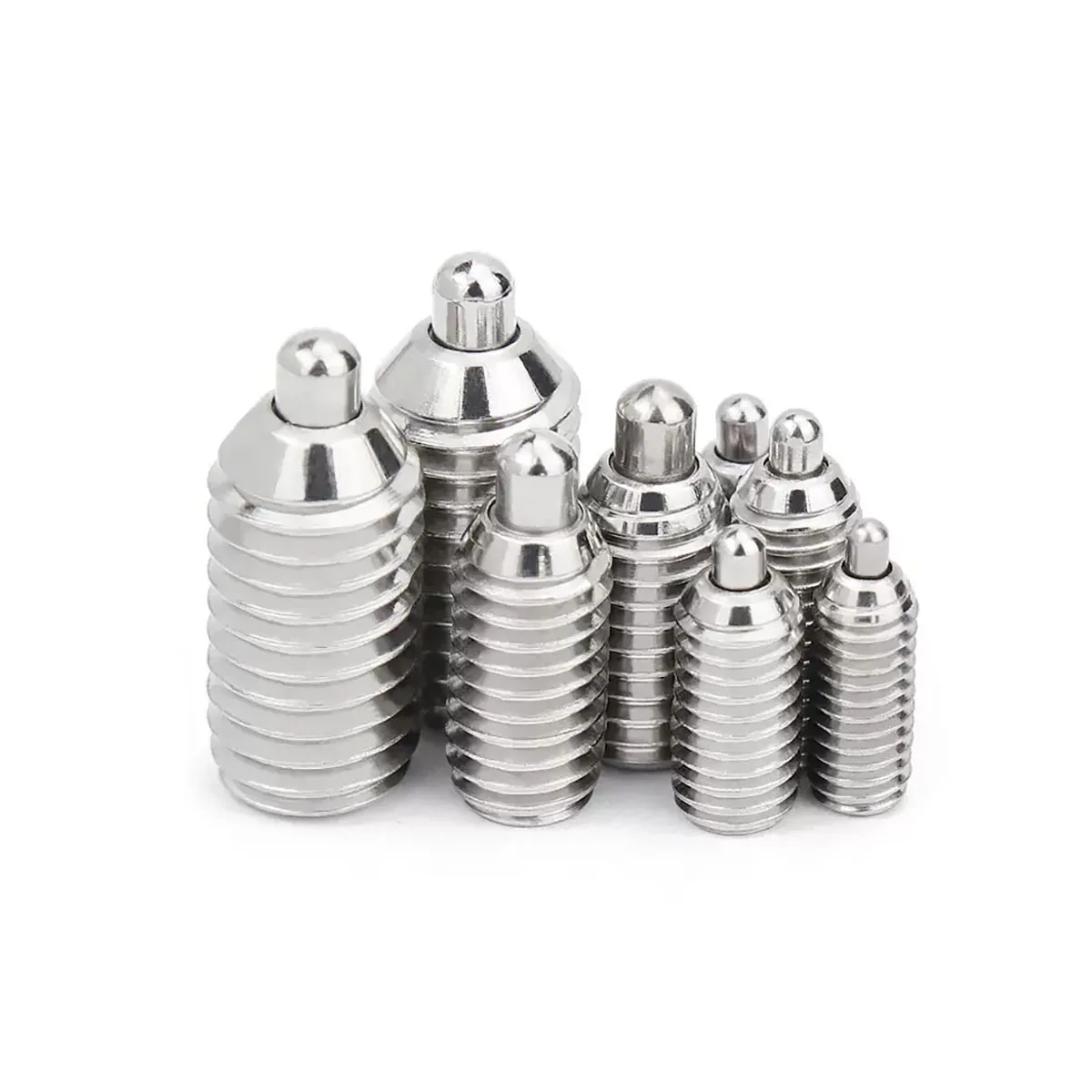 304Stainless Steel Column Head Wave Bead Positioning Screw Spring Expansion Pin M3M4M5M6M8M10M12