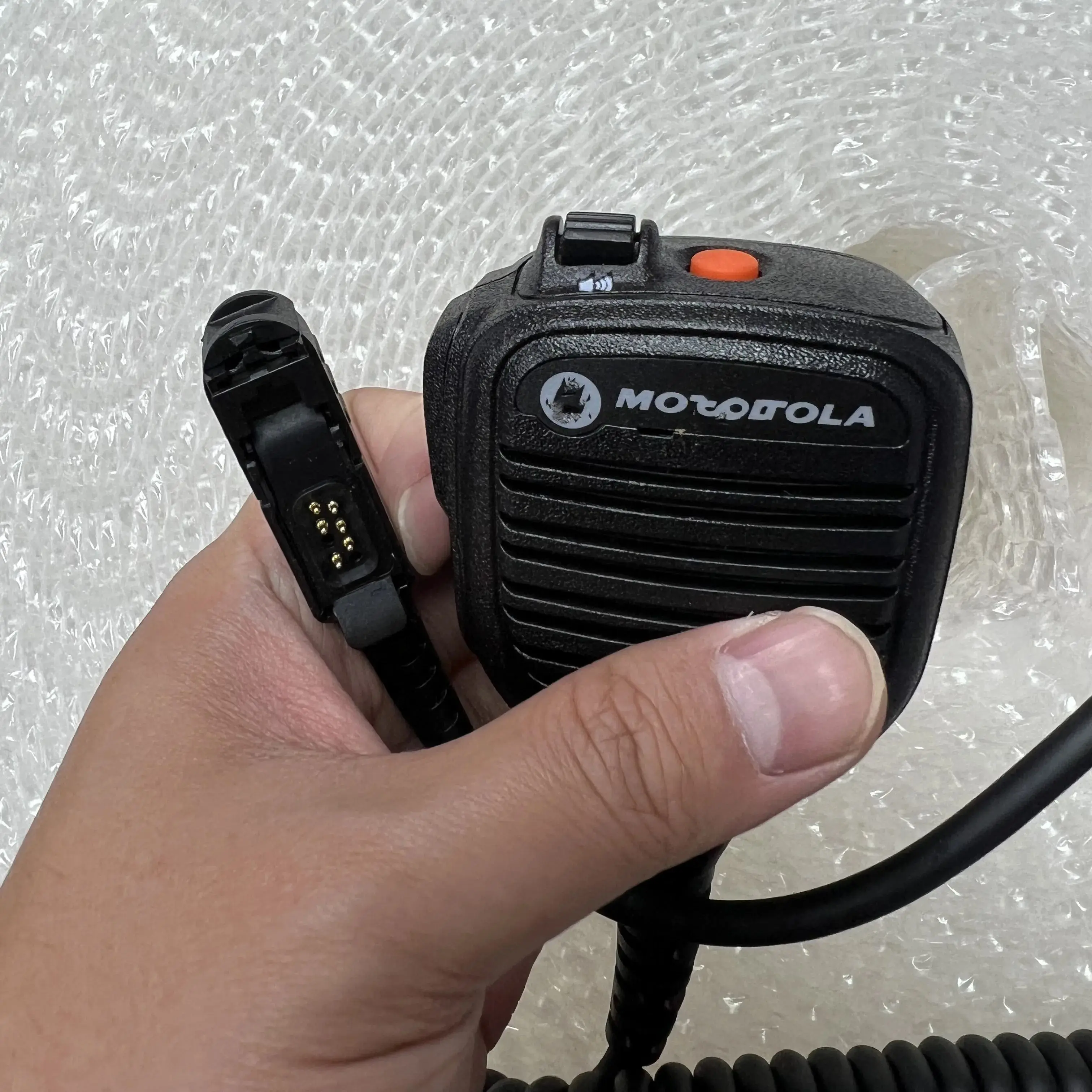 PMMN4046A IMPRESS orange key Microphone For Motorola DP2400e DP2600e XPR3300 XPR3500 DEP550E DEP570 Two Way Radio