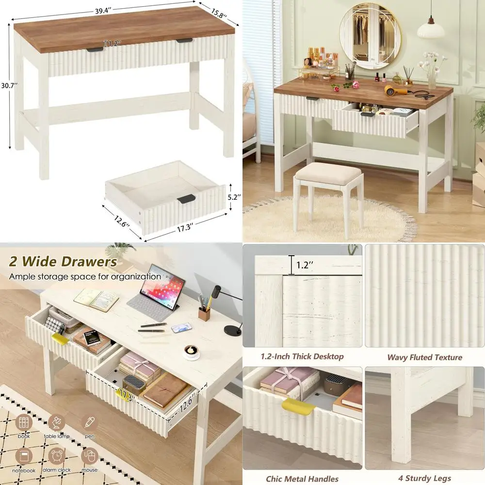 Luted Computer Desk…