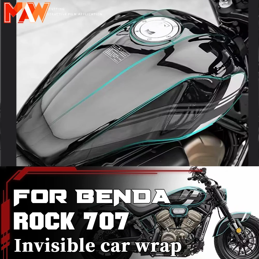 2026 BENDA ROCK 707 Full Body Clear PPF Film Anti-scratch Tank Decal High Transparent Instrument Screen Protector Accessory