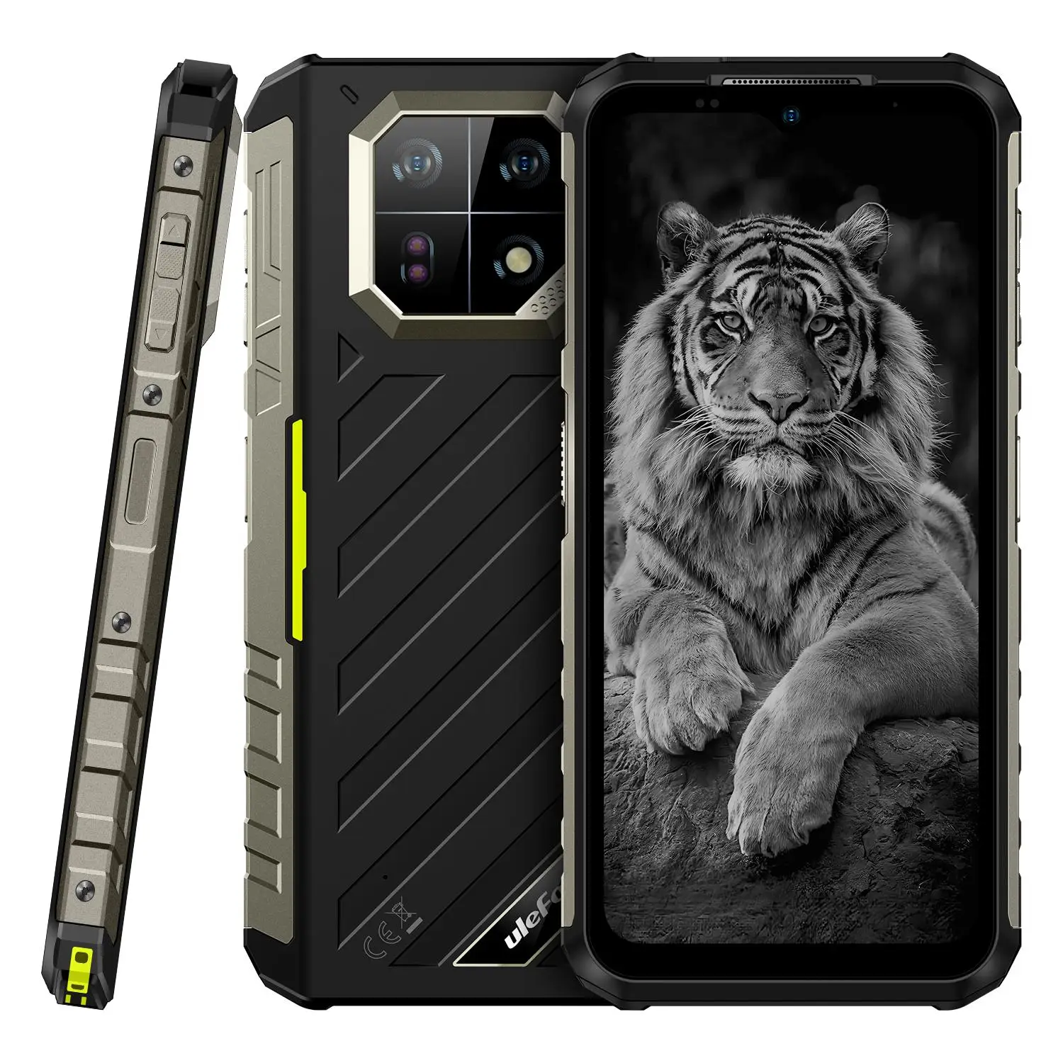 Ulefone Armor 22 Pro Rugged Phone 8GB+128GB / 256GB 6.58'' Android 16 Helio Helio G200 64MP Camera 6600mAh 33W 4G NFC Smartphone