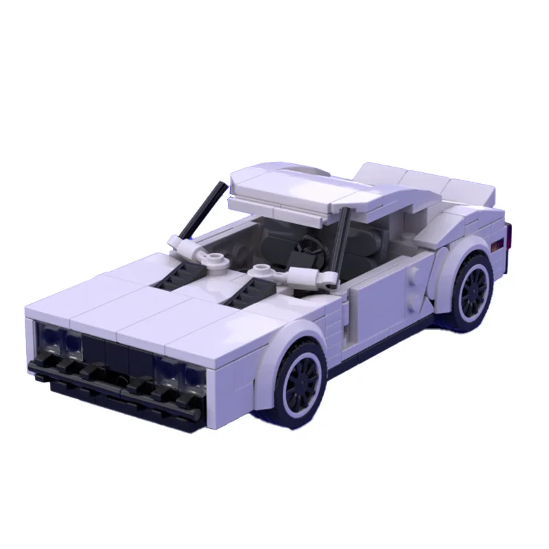 256 Uds. Venta caliente MOC creativo coche de Rally blanco modelo de bloques de construcción modulares niños educación DIY montaje juguete regalo de cumpleaños