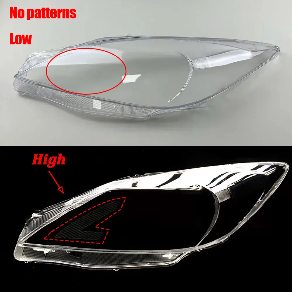 For Mazda 3 Speed 2011-2015 (Low configuration) Headlight Cover Replacement Front Car Light Auto Shell Lampcover Lampshade