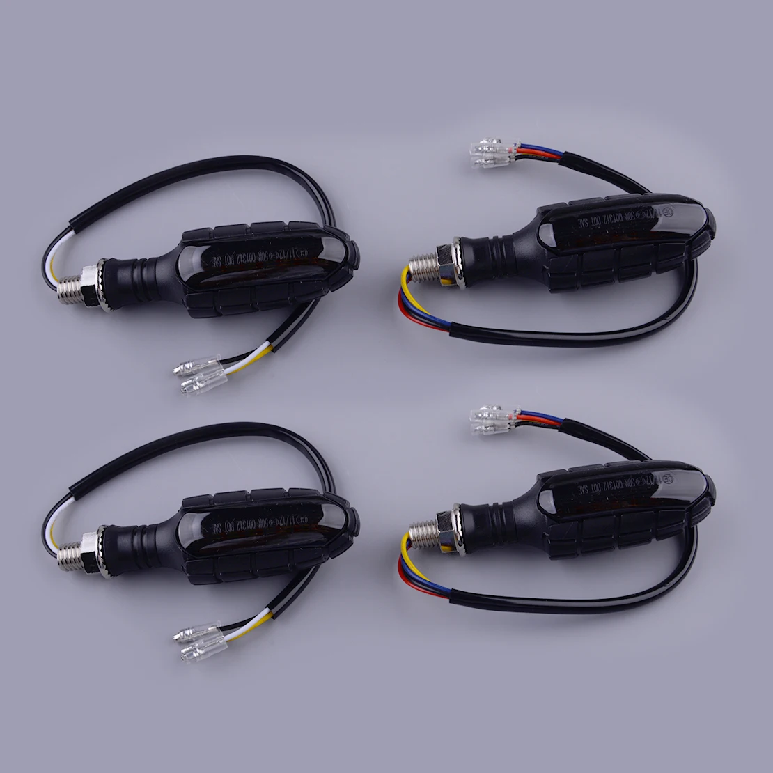 

DC 12V 4pcs Motorcycle 16LED Indicator Dynamic Rear Tail Brake Lamp Turn Signal DRL Daytime Running Light