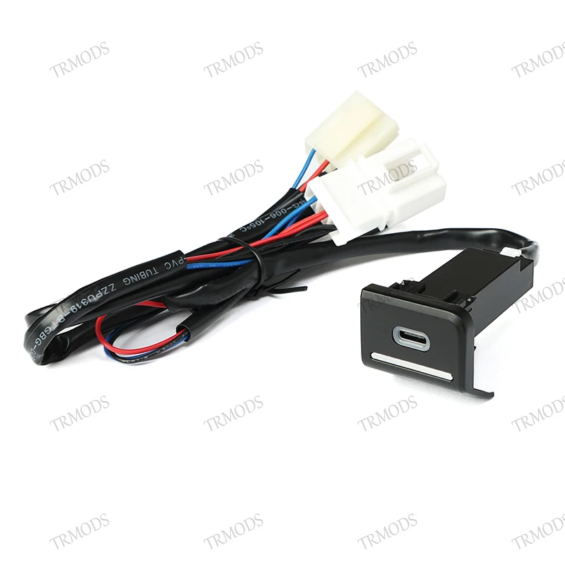 1 unidad de enchufe de cargador de coche de 30W tipo C PD toma de corriente de carga adaptador de teléfono para Volkswagen Beetle 13-19 Accesorios