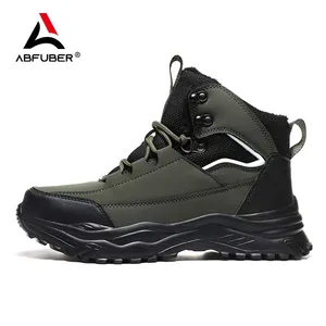 Men's Super Warm Winter Boots, Waterproof, Outdoor, Skin, Plush, Snow, Cross-Country, Boots Man, Mid Calf Main Men's Bota Men's Bota - №6