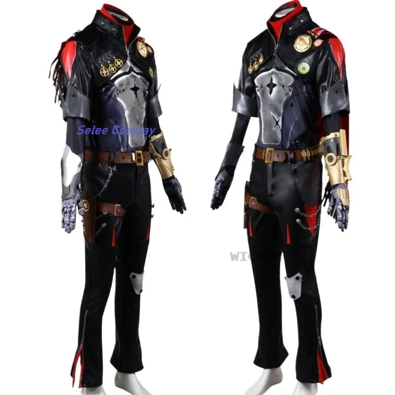 Boothill Cosplay Kostüm Perücke Spiel Honkai Star Rail Cosplay Uniformen Anime Party Halloween Outfits Kostüm Spiel Rollenspiel Männer