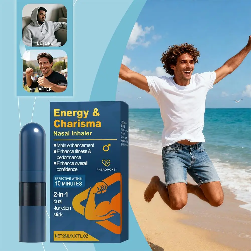 

﻿ Men's Cooling Refreshing Herbal Nasal Inhaler Clear Airways When Breathing Nasal Suction Stick Refreshing Brainstorming Stick