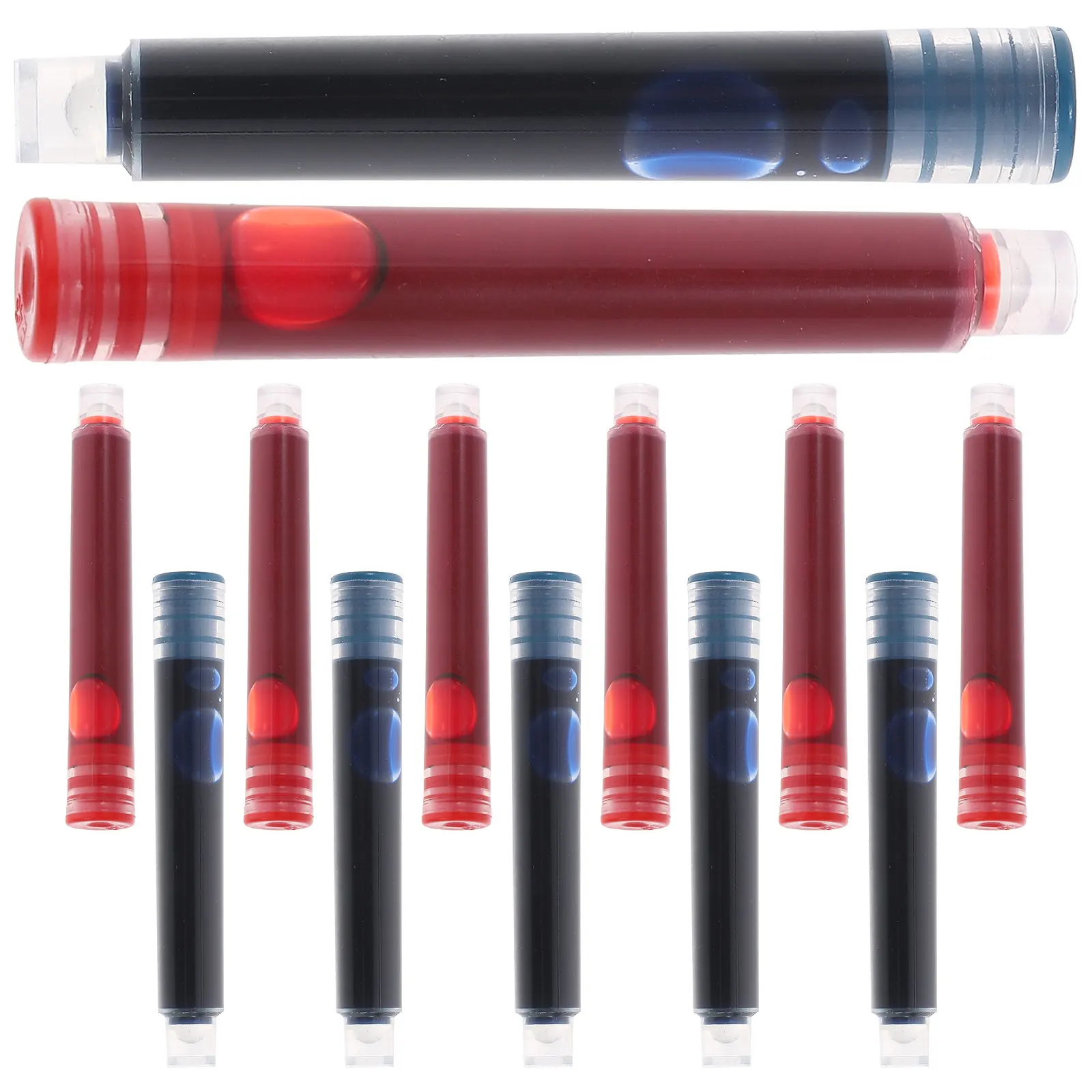 

100Pcs Fountain Pen Ink Cartridges Premium Workmanship Not Easy to Deform Convenient Portable Reliable for Students Teachers