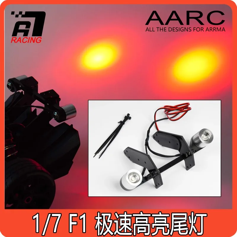 ARRMA 1/7 F1 RC Racing Car 6S Hidden Headlights High-Brightness LED Light  A Must for Night Running Modification Parts