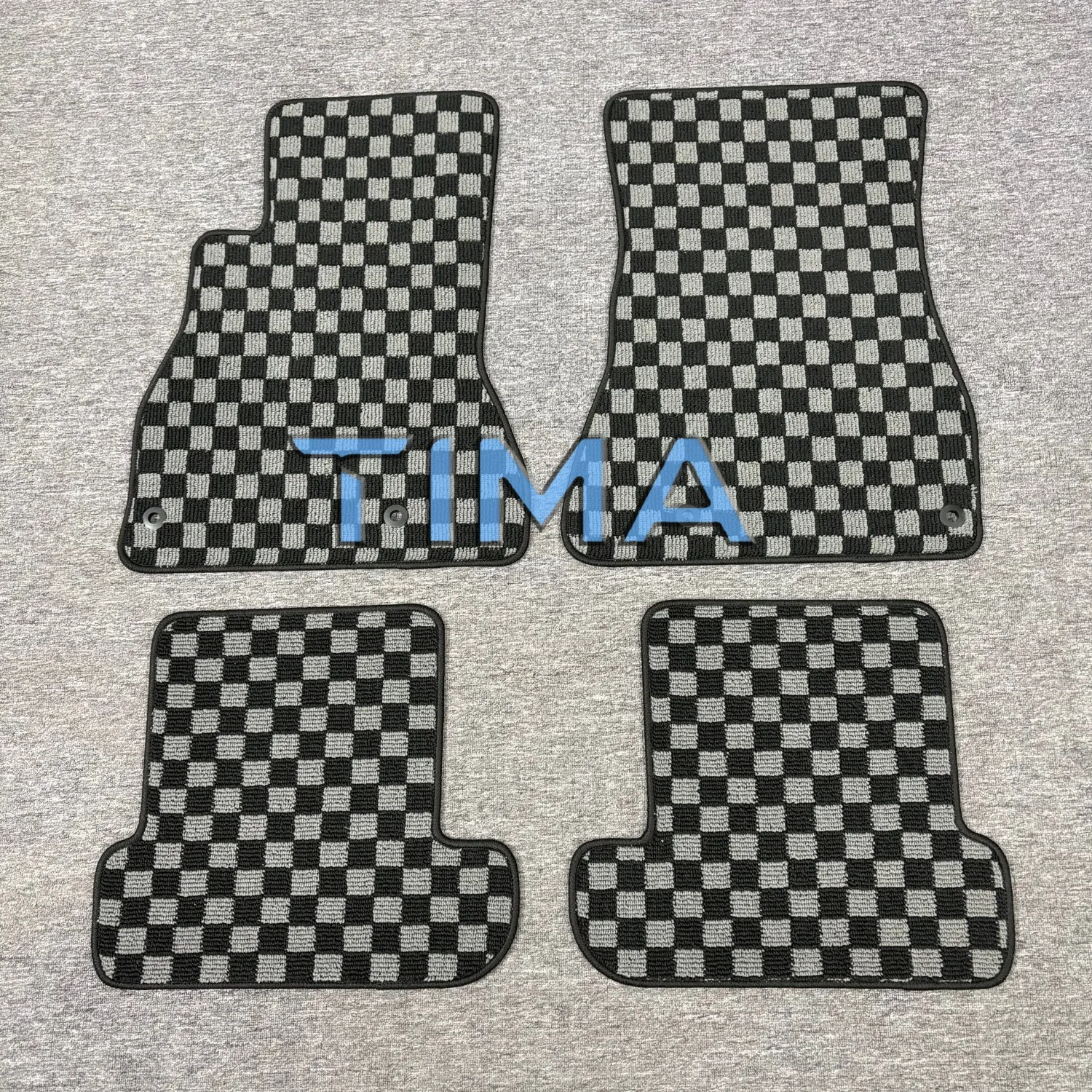 Good Quality 4PCS Gray Checker Floor Mats JDM Style Floor Mats For 2005-2026, Lexus SC430 left Hand Driveor - view 2