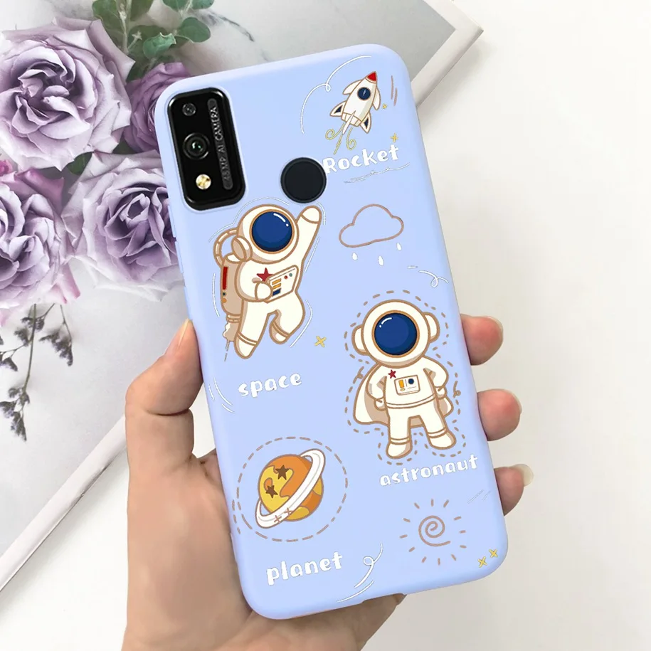 For Honor 9X Premium Case Lovely Astronaut Soft Silicone Back Phone Cases For Honor 9X STK-LX1 Cover For Honor 9X Lite Protector