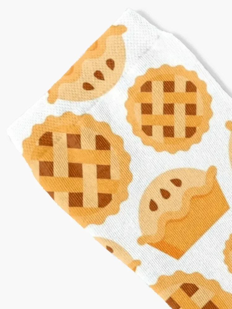 repeating pattern of Homemade Pie Socks sheer Run Rugby Man Socks Women's