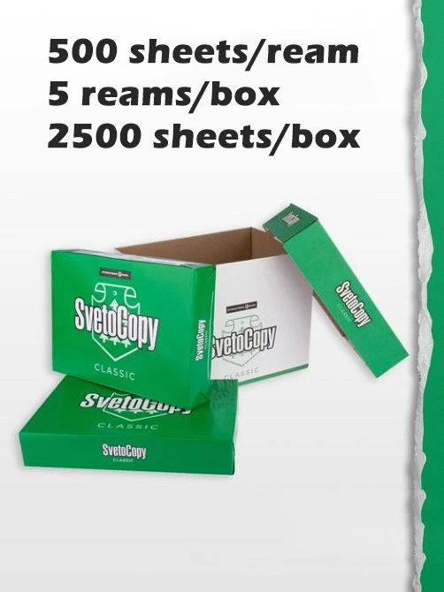 ورق نسخ A4 عالي الجودة 80gsm/70gsm - توريد المصنع مباشرة مع خبرة 20 عامًا