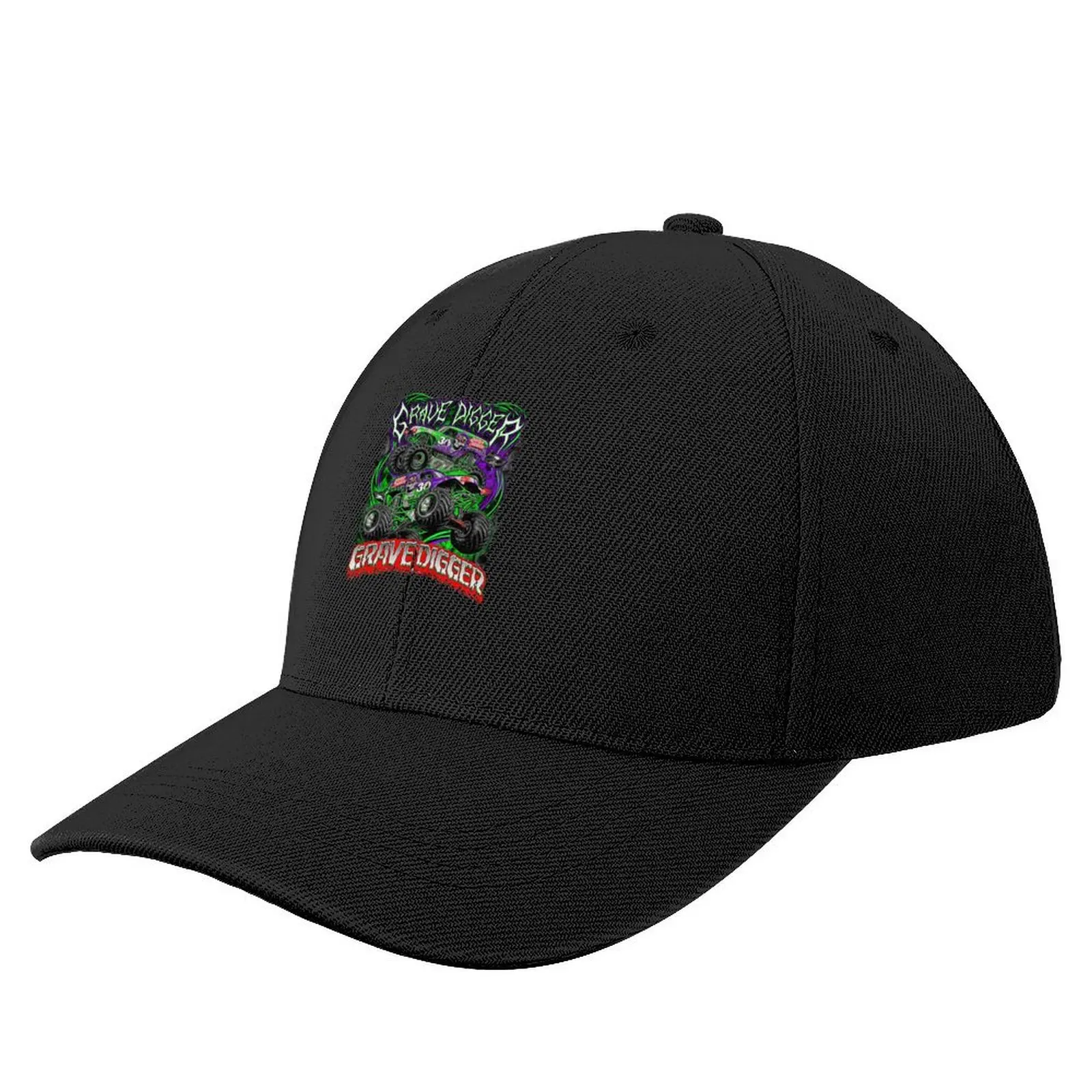 monster jam grave digger monster truck Art Fans Classic Baseball Cap birthday funny hat Boy Women's