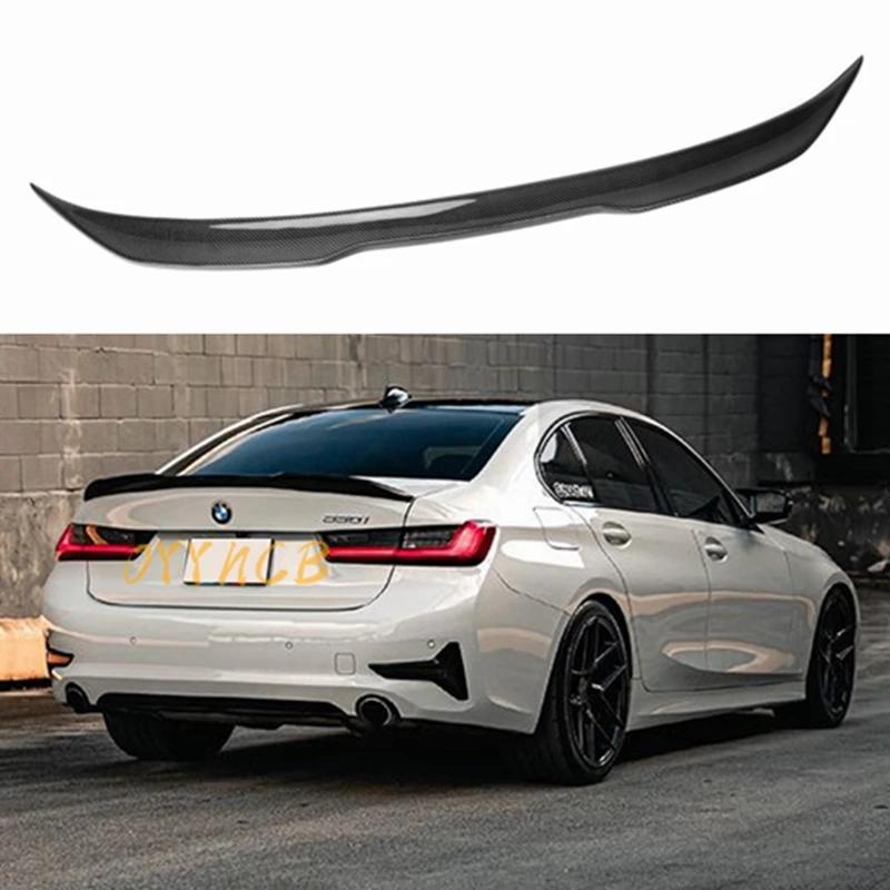 FOR BMW G20 G28 2019 -2022 320i 320D 328i New 3 Series Real Carbon Fiber / Forged Carbon Spoiler Rear Trunk Tail Car PRO Style