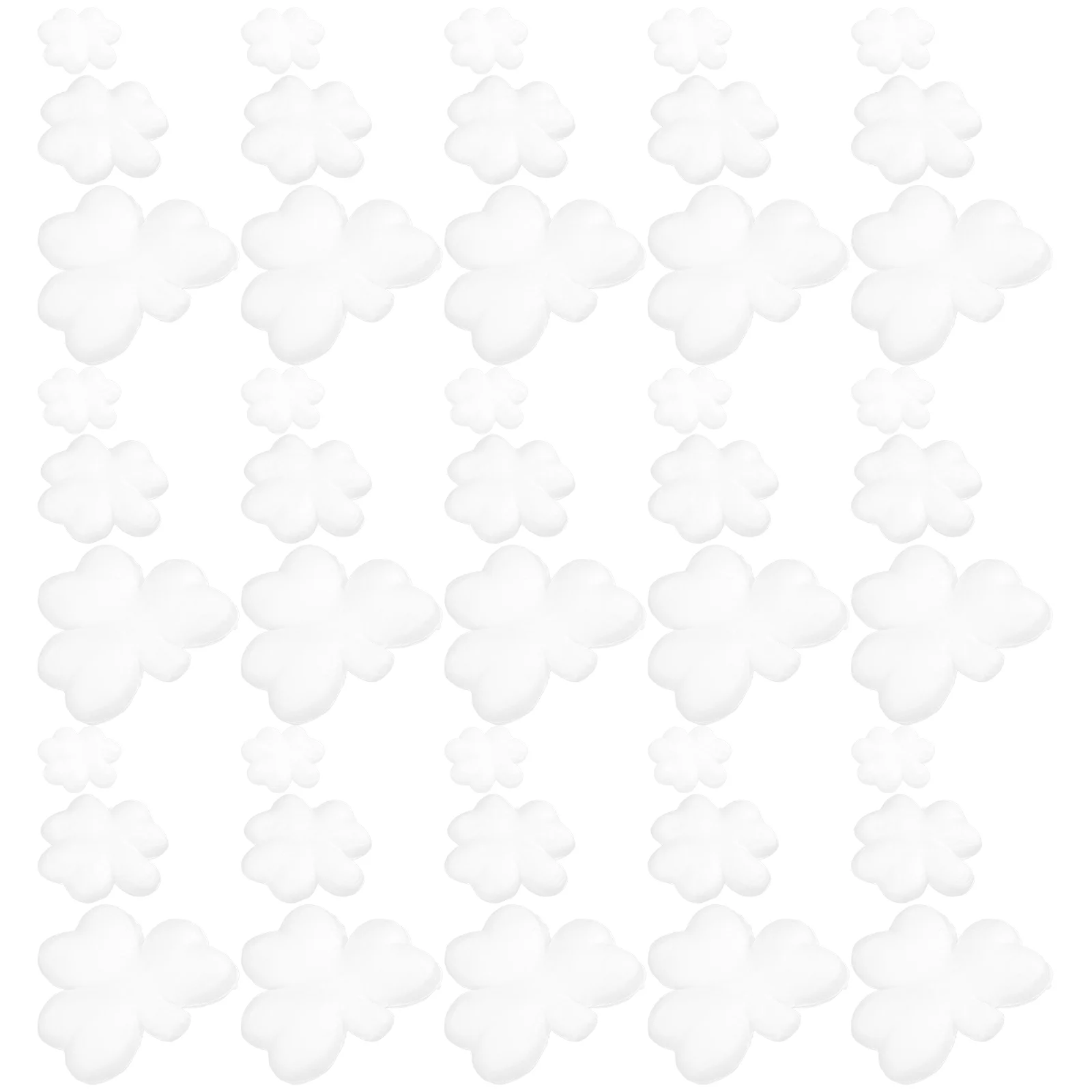 100 Pcs Shamrock Models Small Foams Clovers Crafts Blank St Patrick's Day Polypropylene Accessory Adornments Premium