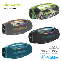 HOPESTAR A60 ULTRA 450W Bluetooth 5.4 Speaker with 30000mAh Removable Battery, IPX6 Waterproof, and Wireless Microphone.