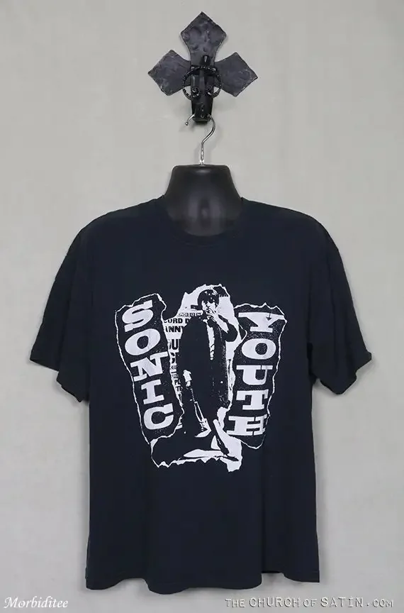 Sonic Youth T-Shirt, Vintage Rare Tee, Faded Black, Pixies Velvet Underground Dinosaur Jr Pavement, Post Punk Indie No Wave