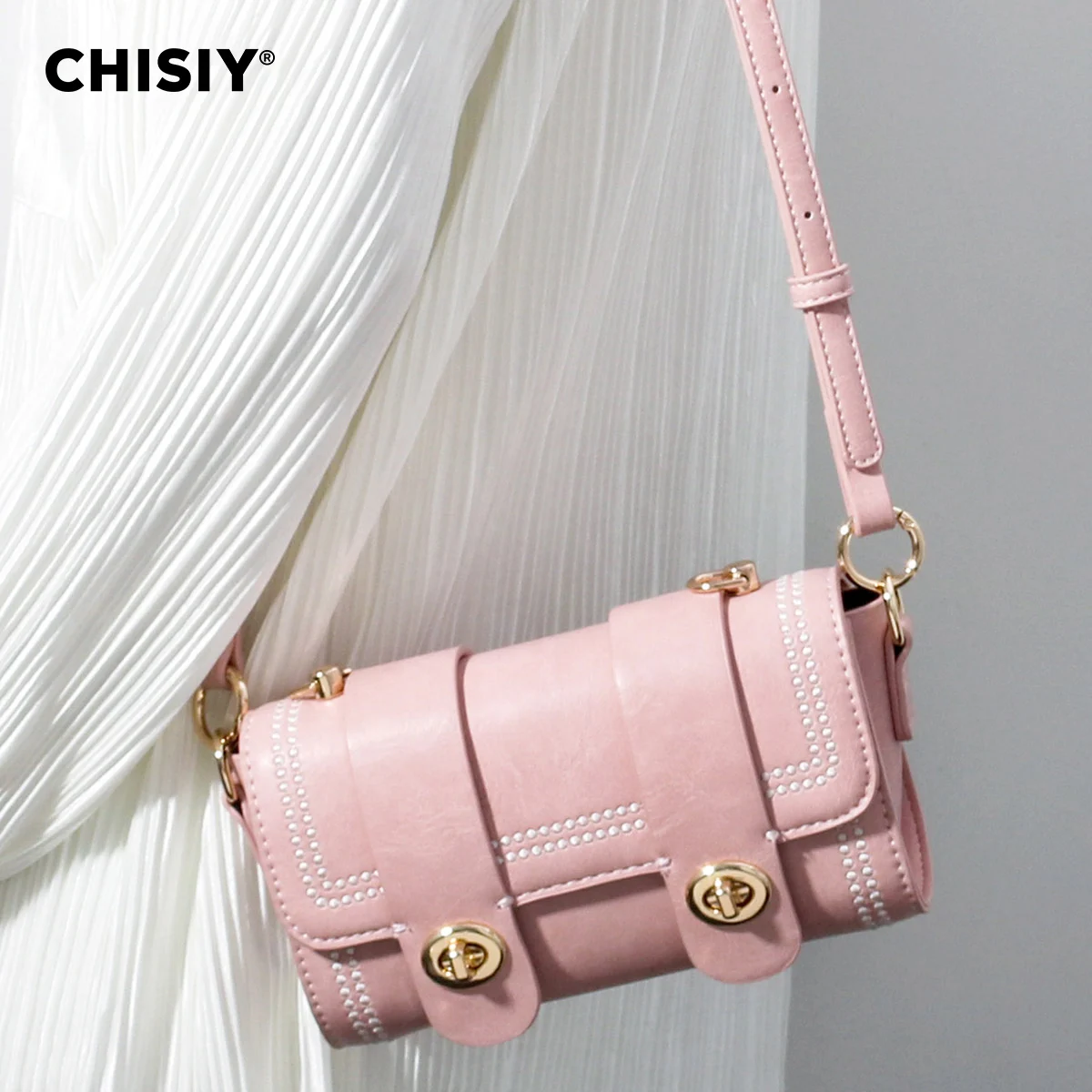 CHISIY Original handmade donut series, girlish, student dating, simple commuting, crossbody handbag, Valentine\'s Day gift