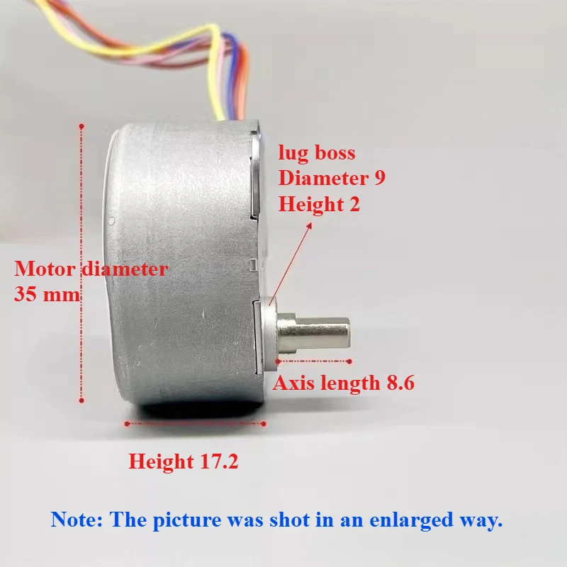 35BYJ46 Stepping Deceleration Motor 35MM DC 12V Air-guiding Swing Blade Air-conditioning Swing Motor - view 4