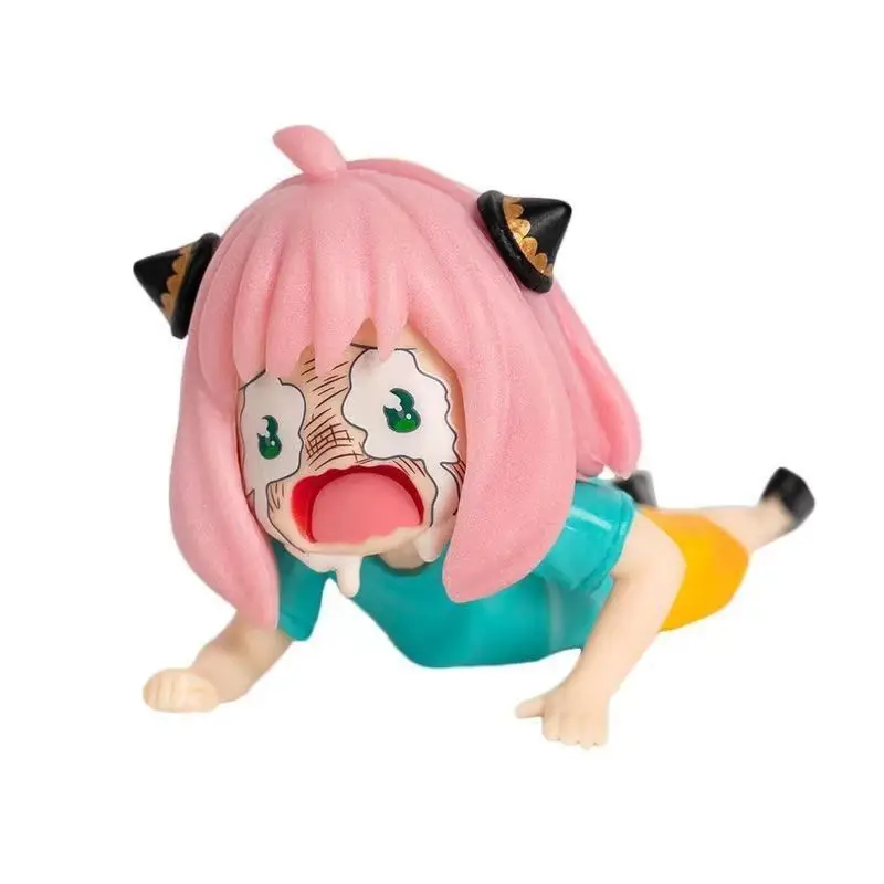 Figurine Anya Spy x Family pour voiture, mignonne figurine anime, cadeau, modèle de statue pour bureau
