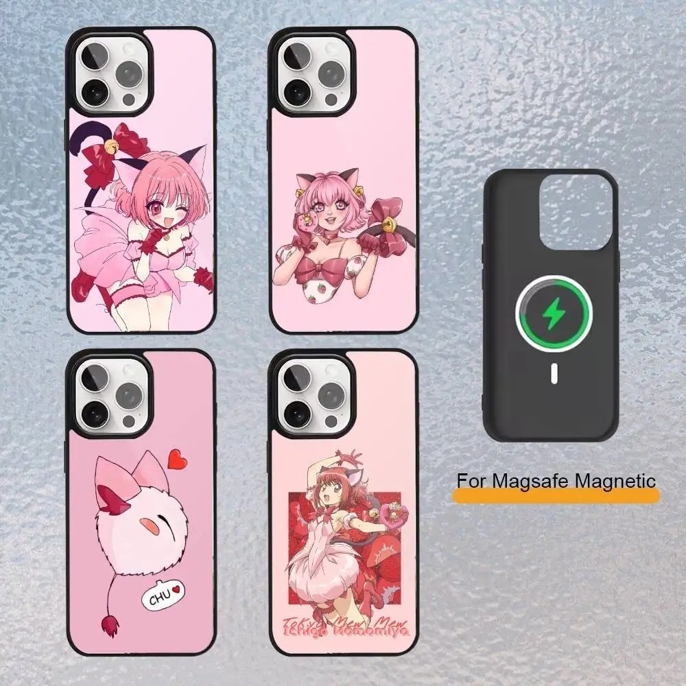 

Tokyo Comics M-Mew Mew Phone Case For iPhone Magsafe Magnetic 17,16,15,14,13,12,11 Wireless Charging cover