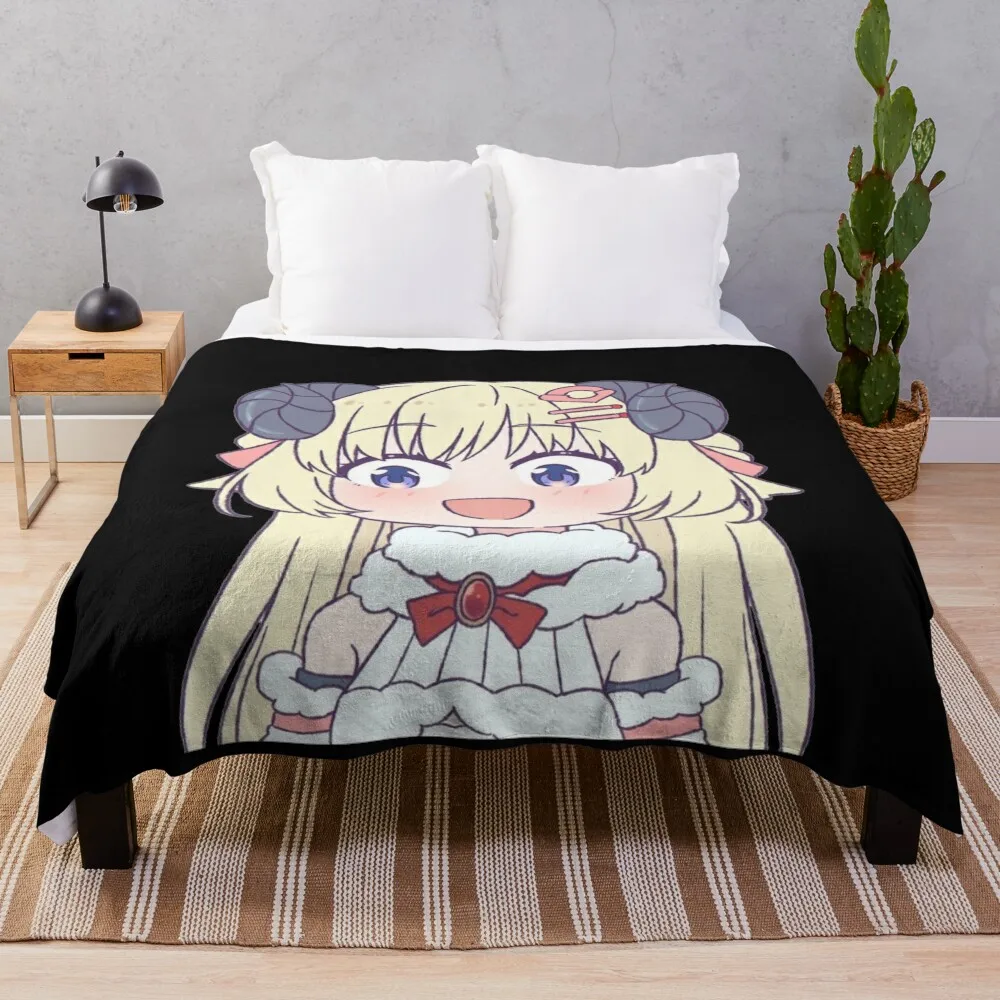 Tsunomaki Watame Throw Blanket Retros Winter beds Soft Plaid Blankets