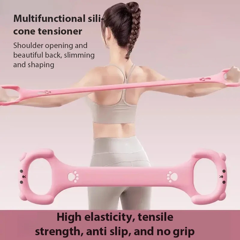 Figure 8 Fitness Resistance Band Arm Back Training Elastic Ropes Exercise Elastic for Yoga Pilates Stretching Gym Elastic Band