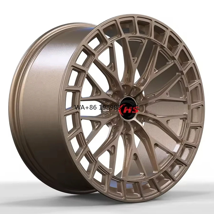 

Custom 22 Inch Monoblock Bronze Black Racing Car Wheel Rim 5x120 Forged Alloy Wheel for Land Rover