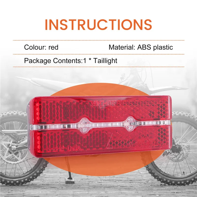 【Price Drop !!】Motorcycle Rear Tail Light Turn Signal Lights Brake Lights For Sur-Ron Surron Light Bee X Electric Off-Road Motor