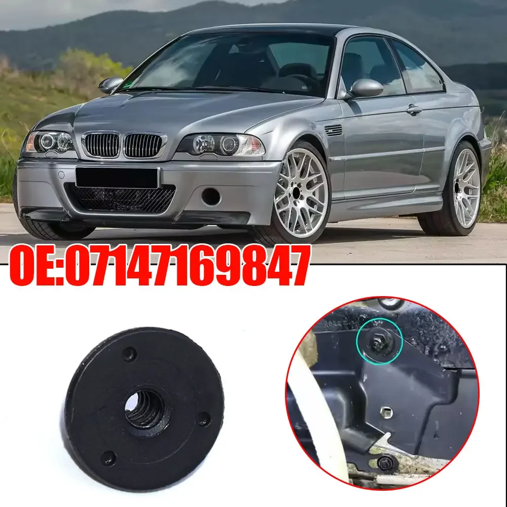 

10pcs for BMW 07147169847 Auto Clip Retainer Chassis Rear Bumper Accessories Car Bottom Plate Chassis Rear Bumper Nut Buckle