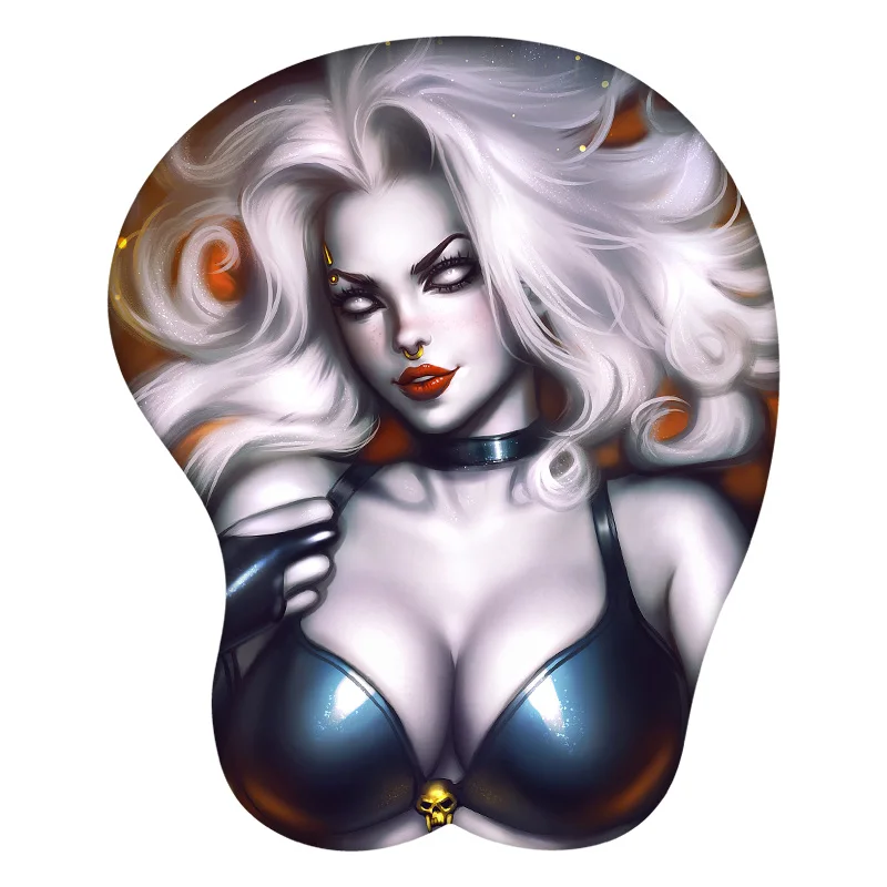 

Sexy Lady Death Anime 3D Mouse Pad Sexy Wrist Rest Desk MousePad Mat Gamer Accessory