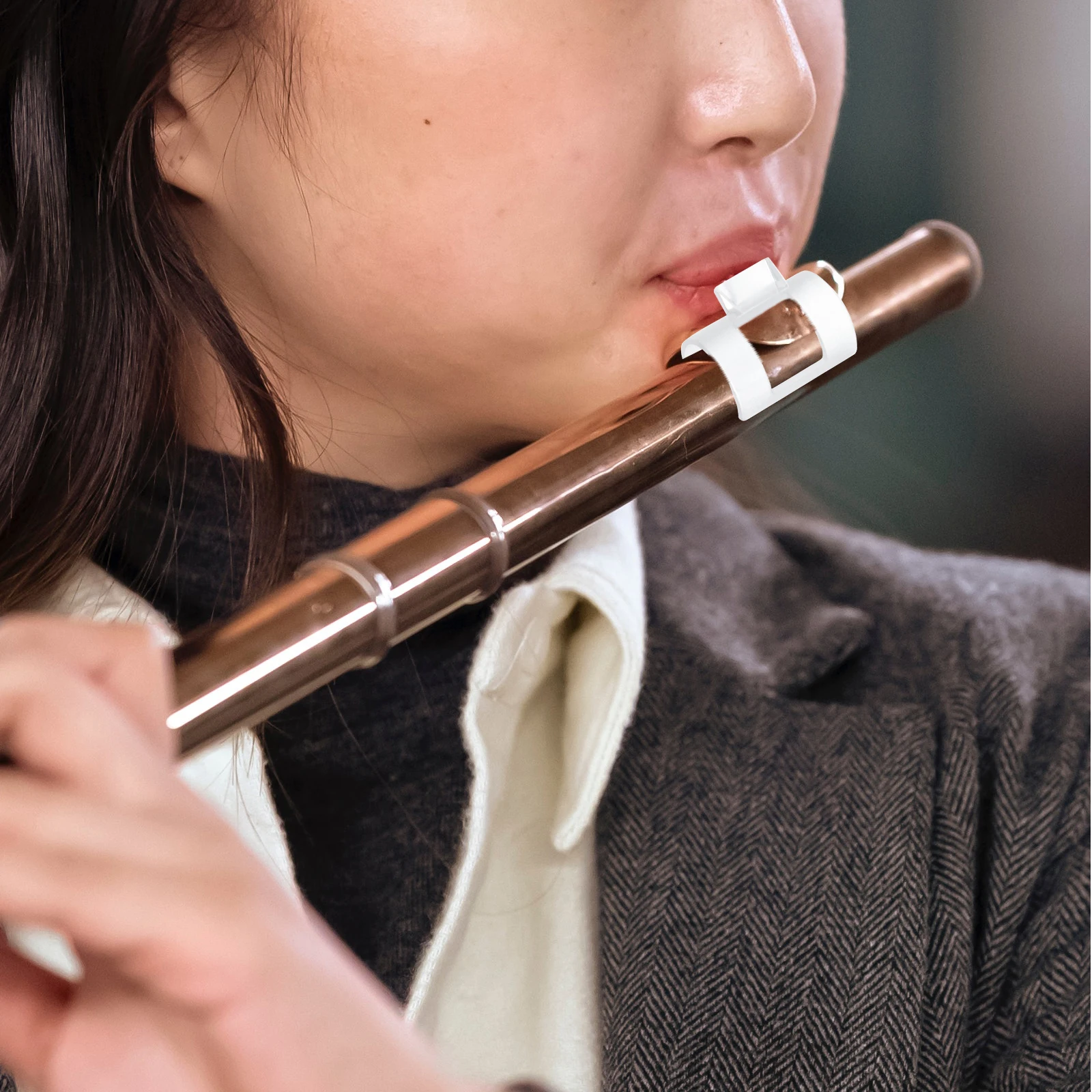 

Mouth Blowing Helper Flute Aid Mouthpiece Replacement Plastic Bamboo Mouthpieces